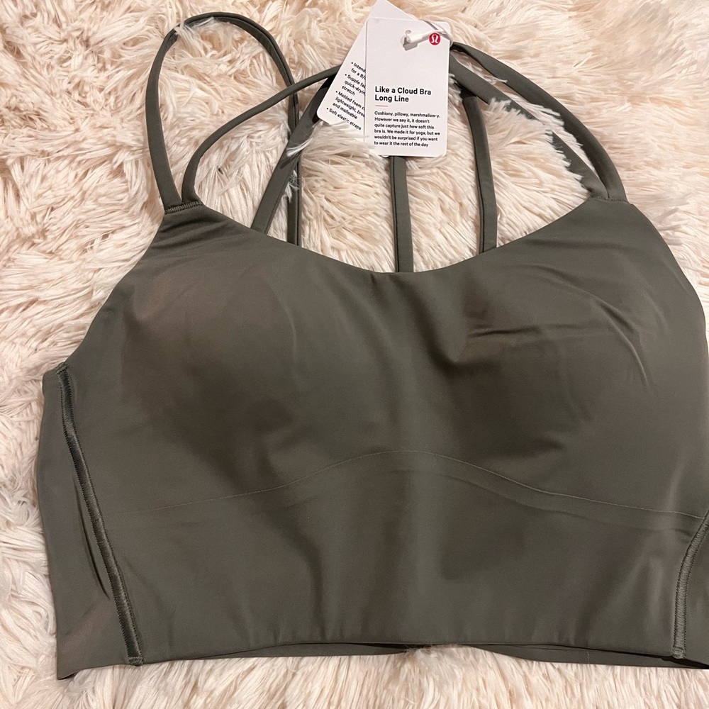 NWT - Lululemon Like a Cloud Bra Long Line Size 6